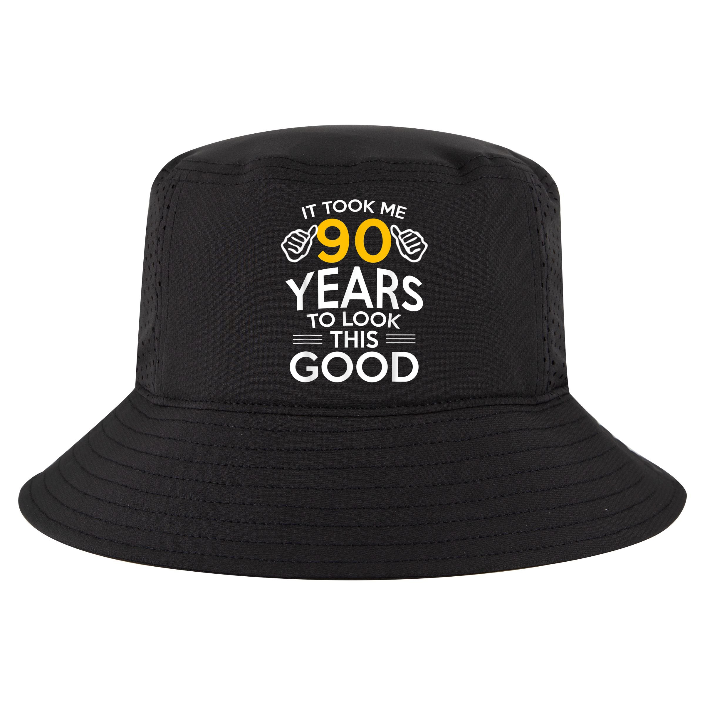 90th Birthday Gift, Took Me 90 Years - 90 Year Old Shirt Cool Comfort Performance Bucket Hat