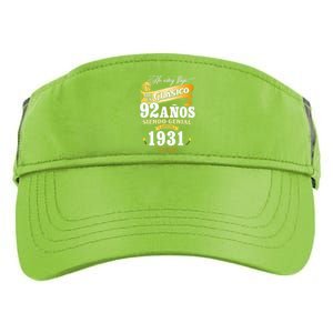 92nd Birthday Gift For In Spanish Regalo Cumpleanos 92 Adult Drive Performance Visor