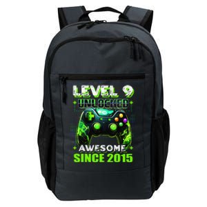 9th Birthday Gamer 9 Year Old Funny Bday Boy Nine Son Daily Commute Backpack