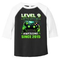 9th Birthday Gamer 9 Year Old Funny Bday Boy Nine Son Toddler Fine Jersey T-Shirt