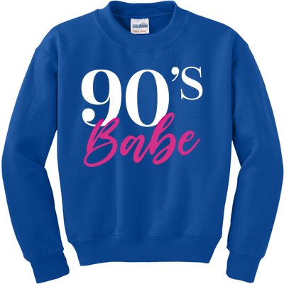 90's Babe Gift Kids Sweatshirt