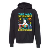 9th Birthday Gift This Mad Scientist Is 9 Let's Experiment Premium Hoodie