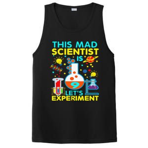 9th Birthday Gift This Mad Scientist Is 9 Let's Experiment PosiCharge Competitor Tank