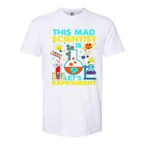 9th Birthday Gift This Mad Scientist Is 9 Let's Experiment Softstyle CVC T-Shirt