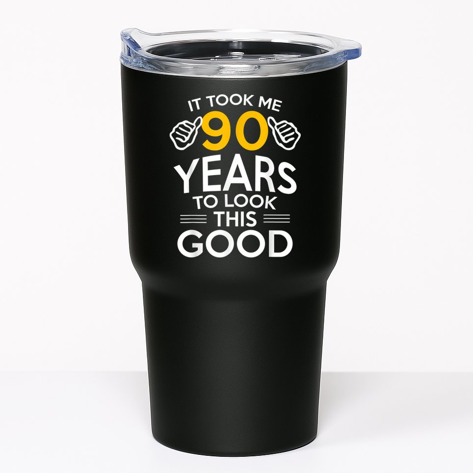 90th Birthday Gift, Took Me 90 Years - 90 Year Old shirt Tumbler