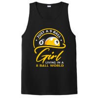 9 Ball Girl Living In 8 Ball World Pool Snooker Billiards PosiCharge Competitor Tank