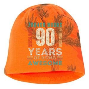 90th Birthday Hours Days Months 90 Years Old Bday Kati - Camo Knit Beanie