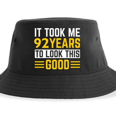 92nd Birthday It Took Me 92 Years To Look This Good Sustainable Bucket Hat