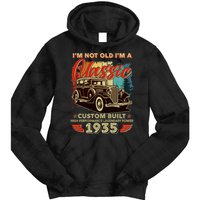 90th Birthday Im Not Old Im A Classic 1935 Custom Built Tie Dye Hoodie