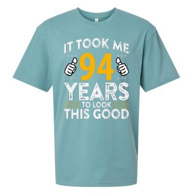 94th Birthday It Took Me 94 Years Good Funny 94 Year Old Sueded Cloud Jersey T-Shirt