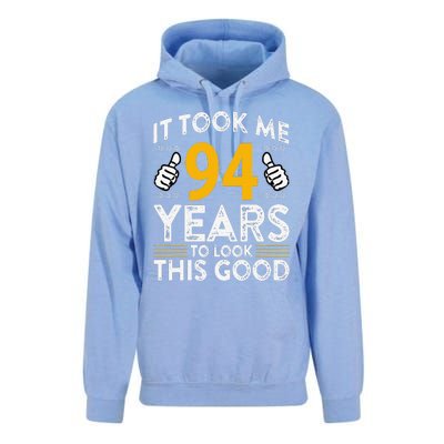 94th Birthday It Took Me 94 Years Good Funny 94 Year Old Unisex Surf Hoodie