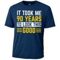 90Th Birthday It Took Me 90 Years To Look This Good Cooling Performance Crew T-Shirt