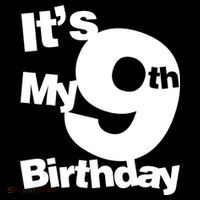 9th Birthday. Its My 9th Birthday 9 Year Old Birthday T-Shirt