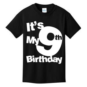 9th Birthday. Its My 9th Birthday 9 Year Old Birthday Kids T-Shirt