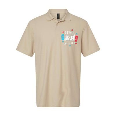 9th Birthday Level 9 Unlocked Video Game Party Softstyle Adult Sport Polo