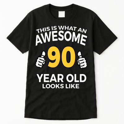 90th Birthday Long Sleeve  Funny 90 Years Old Gifts Tall T-Shirt