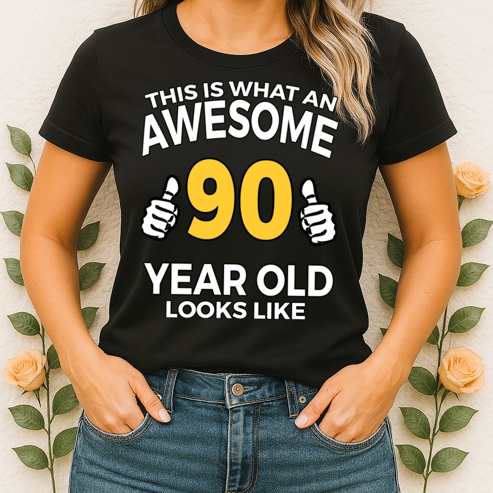 90th Birthday Long Sleeve  Funny 90 Years Old Gifts Womens T-Shirt