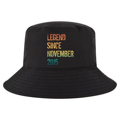 9th Birthday Legend Born November 2015 Cool Comfort Performance Bucket Hat