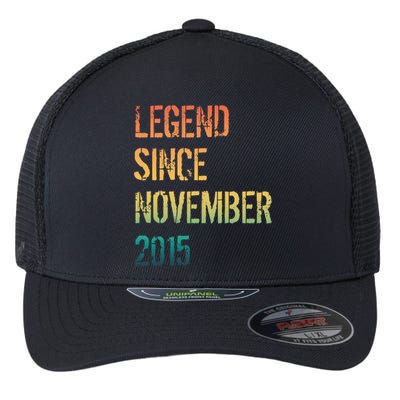 9th Birthday Legend Born November 2015 Flexfit Unipanel Trucker Cap