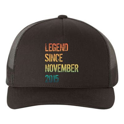 9th Birthday Legend Born November 2015 Yupoong Adult 5-Panel Trucker Hat