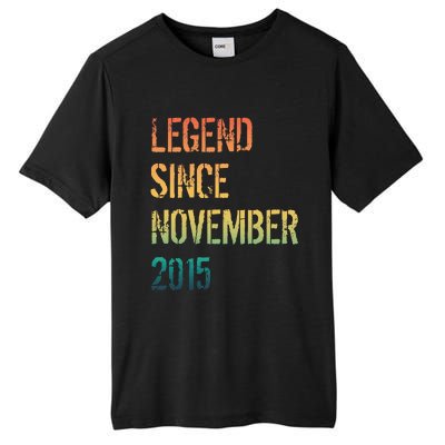 9th Birthday Legend Born November 2015 Tall Fusion ChromaSoft Performance T-Shirt