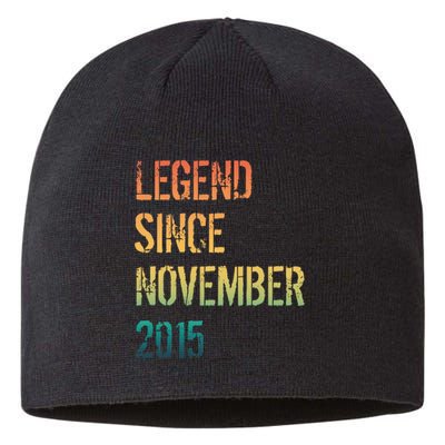 9th Birthday Legend Born November 2015 Sustainable Beanie