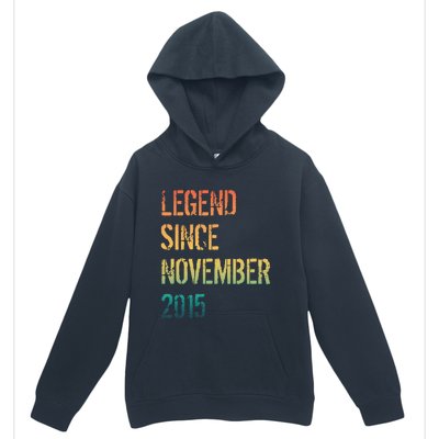 9th Birthday Legend Born November 2015 Urban Pullover Hoodie