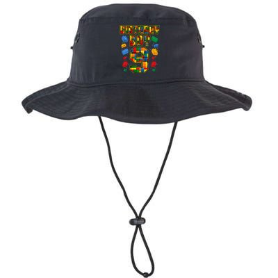 9th Birthday Master Builder 9 Years Old Block Building Legacy Cool Fit Booney Bucket Hat