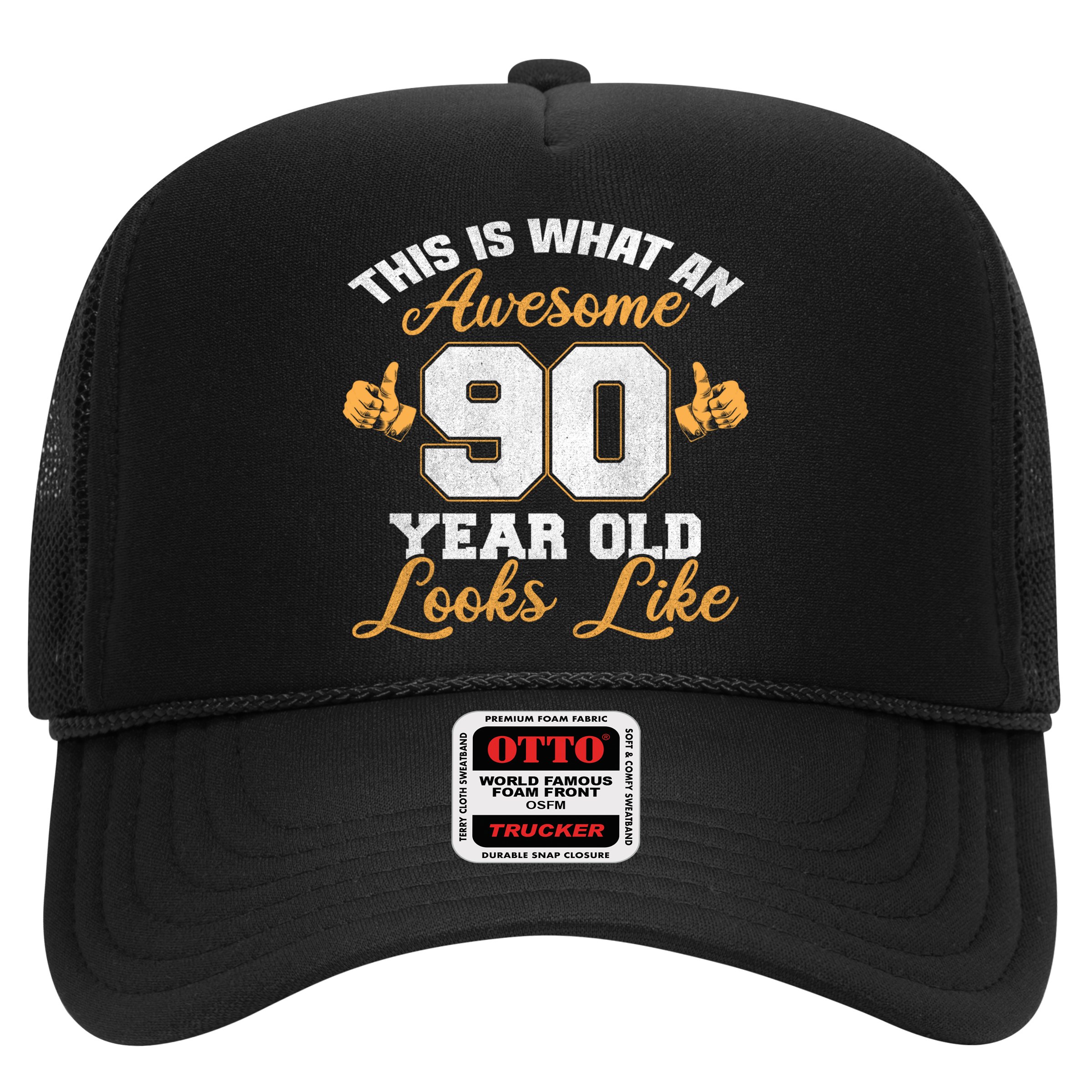 90th Birthday Novelty Gift Awesome 90 Year Old Cool Gift Hat