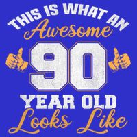 90th Birthday Novelty Gift Awesome 90 Year Old Cool Gift Baby Bodysuit