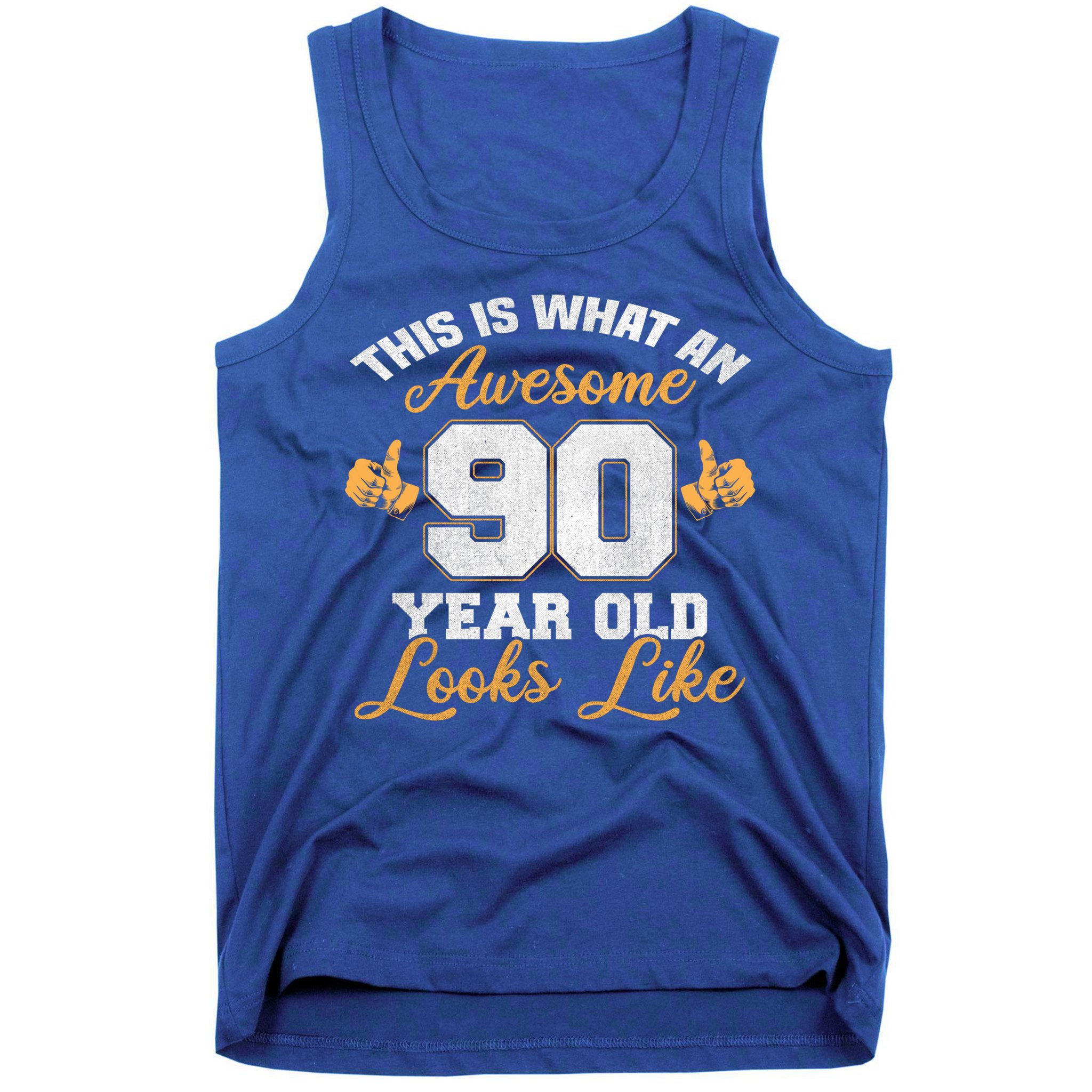 90th Birthday Novelty Gift Awesome 90 Year Old Cool Gift Tank Top