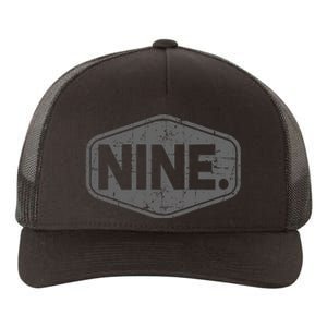 9th Birthday Of Boy Or Girl 9 Years Old Nine Yupoong Adult 5-Panel Trucker Hat