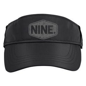 9th Birthday Of Boy Or Girl 9 Years Old Nine Adult Drive Performance Visor