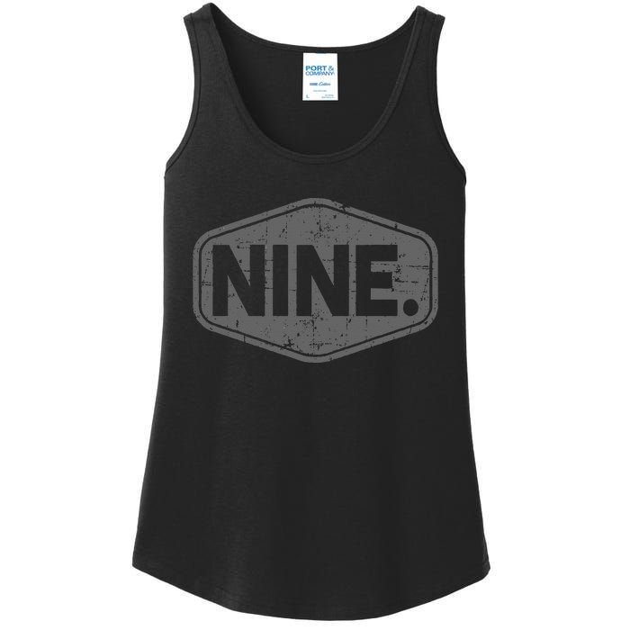 9th Birthday Of Boy Or Girl 9 Years Old Nine Ladies Essential Tank