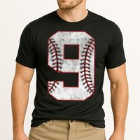 9th Birthday party Nine 9 Year Old Baseball Bday Cooling Performance Crew T-Shirt