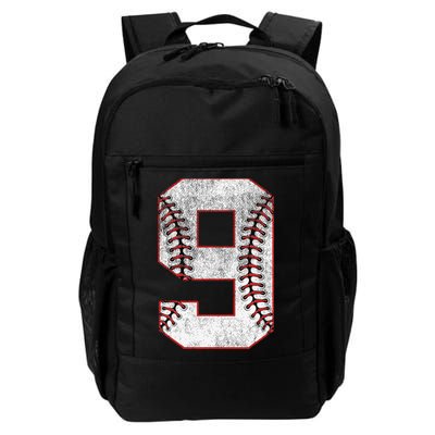 9th Birthday party Nine 9 Year Old Baseball Bday Backpack