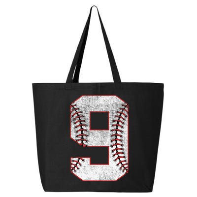 9th Birthday party Nine 9 Year Old Baseball Bday 25L Jumbo Tote
