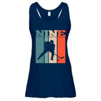 9th Birthday Retro Ice Hockey 9 Years Old Boy Girl Ladies Essential Flowy Tank