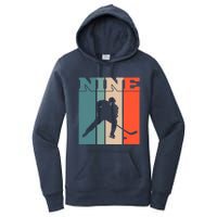 9th Birthday Retro Ice Hockey 9 Years Old Boy Girl Women's Pullover Hoodie