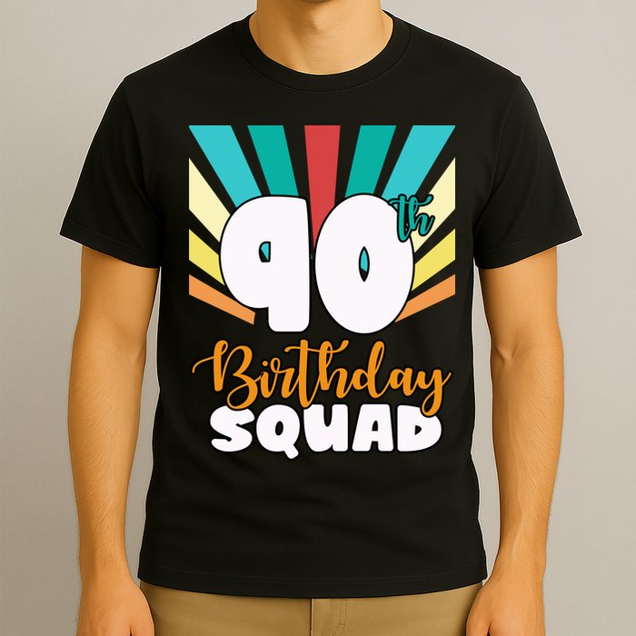 90th Birthday Squad 90 Years Old T-Shirt
