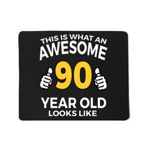 90th Birthday T Funny 90 Years Old Gifts Mousepad