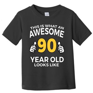 90th Birthday T Funny 90 Years Old Gifts Toddler T-Shirt