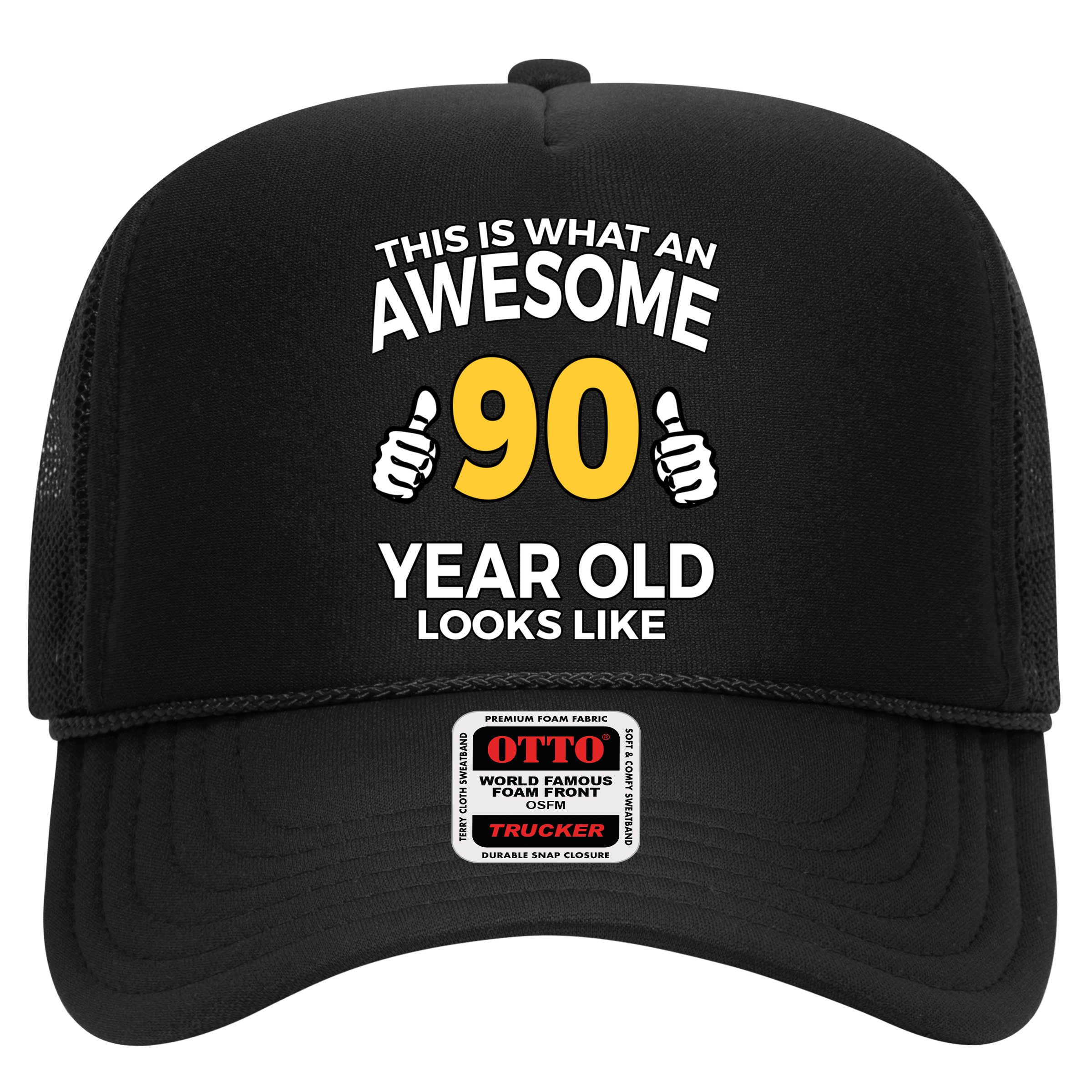 90th Birthday T Funny 90 Years Old Gifts Hat