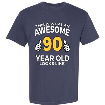 90th Birthday T Funny 90 Years Old Gifts Garment-Dyed Heavyweight T-Shirt