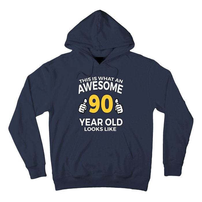 90th Birthday T Funny 90 Years Old Gifts Hoodie