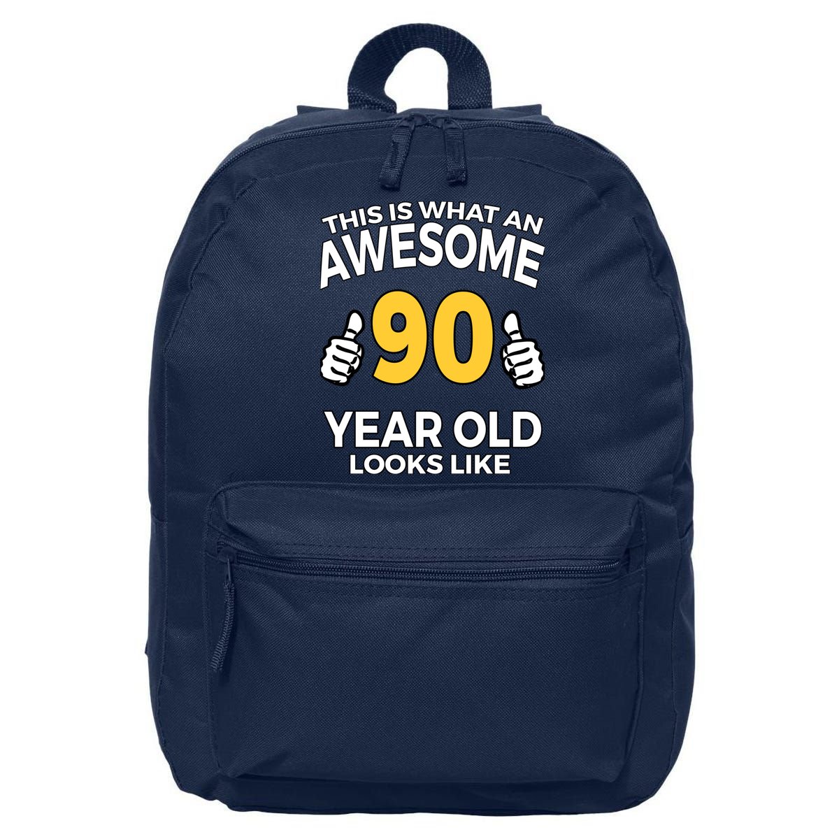 90th Birthday T Funny 90 Years Old Gifts 16 in Basic Backpack