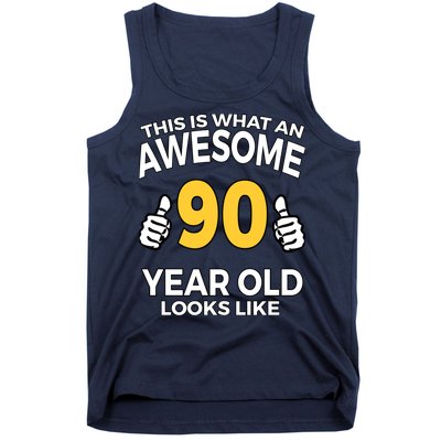 90th Birthday T Funny 90 Years Old Gifts Tank Top