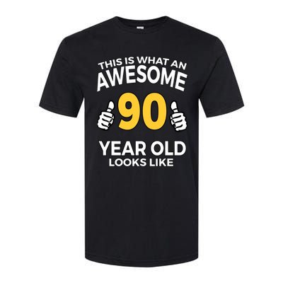 90th Birthday T Funny 90 Years Old Gifts Softstyle CVC T-Shirt