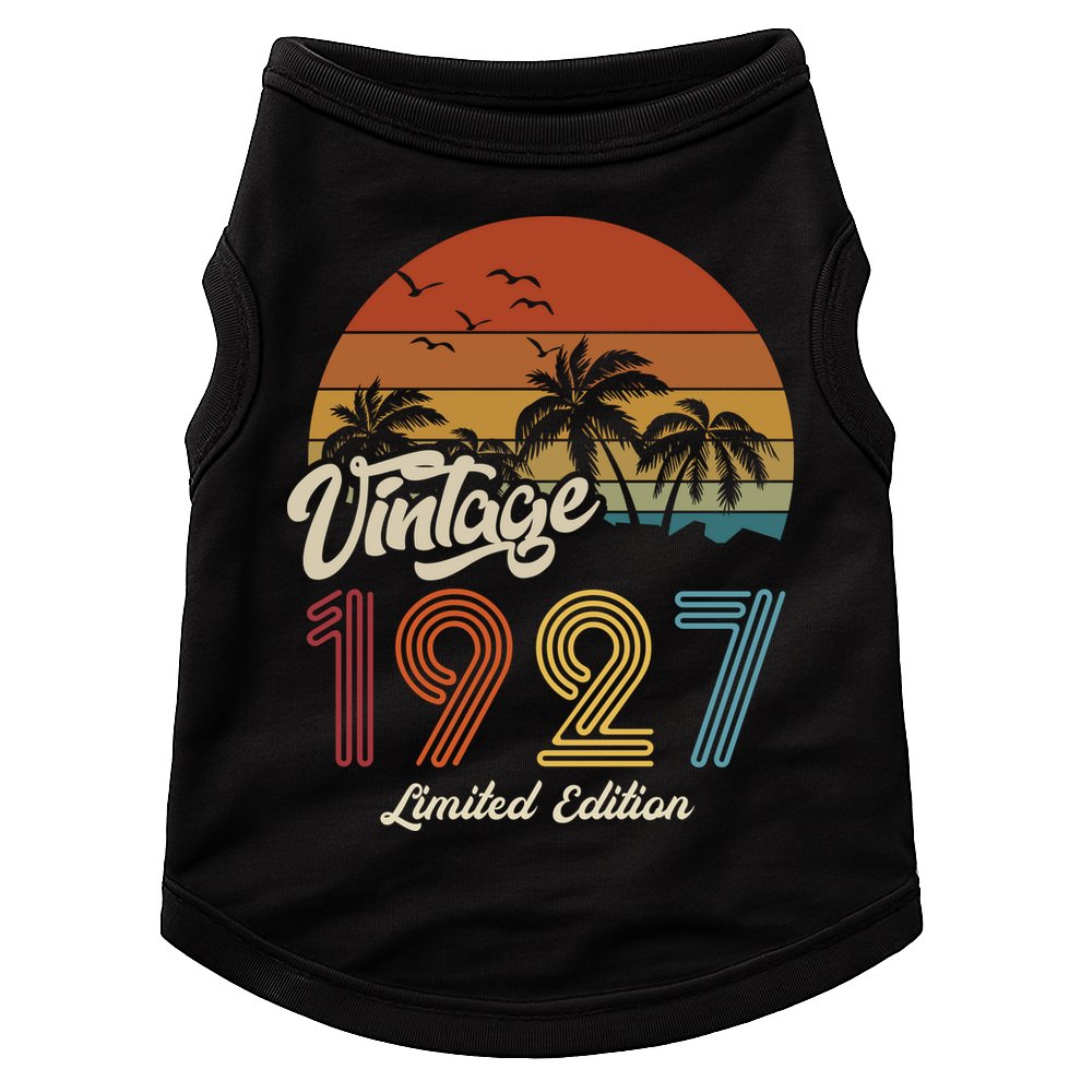 96th Birthday Vintage Limited Edition 1927 Doggie Tank