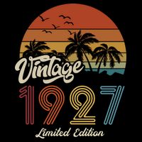 96th Birthday Vintage Limited Edition 1927 Doggie Tank